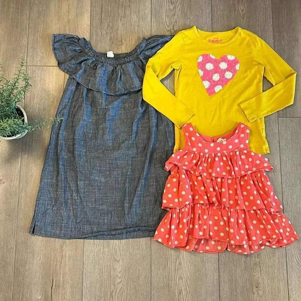 ((3 PIECE)) CREWCUTS COTTON BUNDLE GIRLS SIZE 10 LIKE NEW